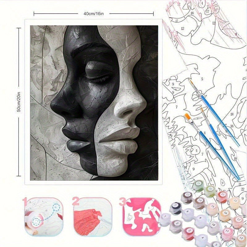 Black & White Butterfly Digital Oil Painting DIY Fill Oil Painting Hand Painting Hand Painted Living Room Decoration Painting